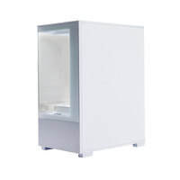 MANMU Custom Mold MicroATX/ITX Desktop Computer Case White Aluminum Alloy Acrylic & Steel Ready Stock for Gaming PCs Mid Tower
