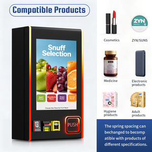 Système multilingue, point d'accès Wi-Fi, vérification d'identité, distributeur automatique de SNUS ZYN, montage mural avec système de paiement multiple pour utilisation en bar - Product Image 2