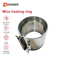 Élément chauffant électrique en acier inoxydable de 20 mm 230 V pour extrudeuse à barillet, résistance chauffante à bande de mica
