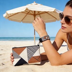 Vendita Calda: Braccialetti da Donna in Diversi Stili, Personalizzati, Lussuosi e Resistenti, Lavorati a Maglia 3D per Uso Quotidiano e Viaggi - Product Image 2