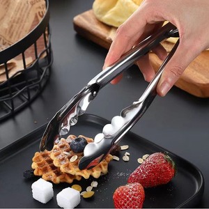Stainless Steel Food <b>Clips</b> Extra Long Oven Safe For Kitchen Bread Steak Barbecue Baking Tools - Product Image 1