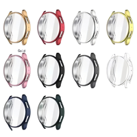 Vente flash Étui de montre transparent en TPU pour Samsung Galaxy Watch 7/6/5 Pro/6 Classic, antichoc, électro-plaqué, couverture intégrale, étui souple