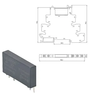 Ssr 41f-serie Solid-State Relais Vdc 24V Voor 220V 25a Ip20 (Met Deksel) Relais Ssr Grote Schakelcapaciteit Bevuild-State Relais Ssr
