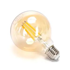 Ampoule LED à filament mbar g95 e27 10w, idéale pour créer des ambiances chaleureuses et conviviales à l'intérieur et à l'extérieur. - Product Image 2