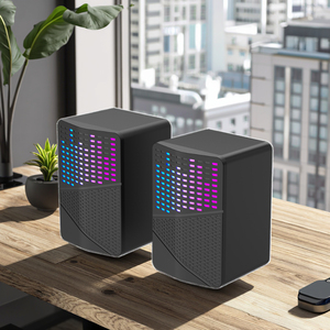 Jedel <span class=keywords><strong>Beatbox</strong></span> Mini-dual-Interface-USB ขนาดกะทัดรัด/เสียง3.5มม. พร้อมไฟ LED ปรับแต่งได้สำหรับการเล่นเกมบนโต๊ะ - Product Image 2