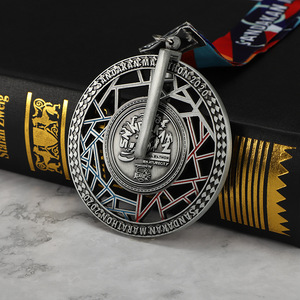 Medaglie Commemorative Personalizzabili in Lega di Zinco 3D, Smaltate, Lucidate, Placcate in Bronzo/Ottone, Incise a Stampo, Religiose, Sportive, di Preghiera - Product Image 2