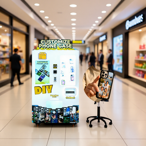 Quảng Châu hot-bán thông minh DIY điện thoại trường hợp máy in tự động điện thoại di động trường hợp máy bán hàng tự động làm thép SDK - Product Image 1