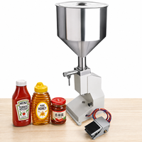 Machine de remplissage semi-automatique pour usine alimentaire, pour le miel, le ketchup, la sauce chili et la mayonnaise, pour l'emballage en bouteilles et bocaux, machine de remplissage de pâtes
