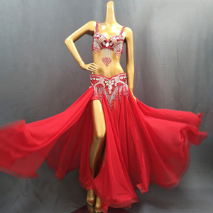 <span class=keywords><strong>Costume</strong></span> de danse du ventre professionnel pour femmes, vente chaude, pour spectacle sur scène, tenue en 3 pièces, <span class=keywords><strong>costume</strong></span> de danseur de carnaval à paillettes - Product Image 3