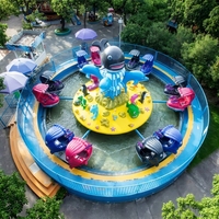 Manège aquatique interactif Shark Battle Island pour enfants