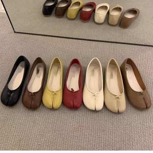 Nouveau style 2026 – Chaussures plates à bout fendu style rétro français, antidérapantes, à enfiler, pour <span class=keywords><strong>grand</strong></span>-mère - Product Image 2