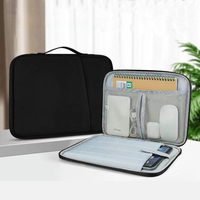 Housse de tablette portable personnalisée, moderne, simple, en tissu Oxford, imperméable, antichoc, légère, avec fermeture éclair et poignée supérieure