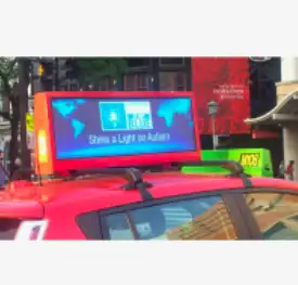 Panneau de publicité extérieur 7 pouces, deux côtés, wifi 4g p2.5 p8 p5, écran led pour voiture, toit de voiture