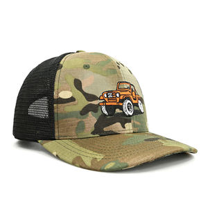 Gorra Trucker de Alta Calidad con Logotipo Bordado Personalizado, Gorra Trucker con Cierre a Presión, Estilo Hip Hop, Gorra de Malla Lisa para Hombre - Product Image 2