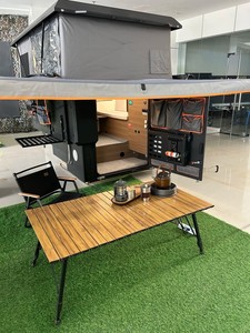 Personalizable ligero 4x4 vehículo recreativo cama deslizante Camping viaje autocaravana camión Camper hecho de aluminio duradero - Product Image 3