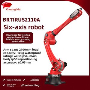 Robot de soudage par points industriel à six axes Braunte, moteur de bras de robot, charge utile de 10 kg, 220 V, puissance de 6 kW, machine de soudage électrique automatique pour métaux - Product Image 6