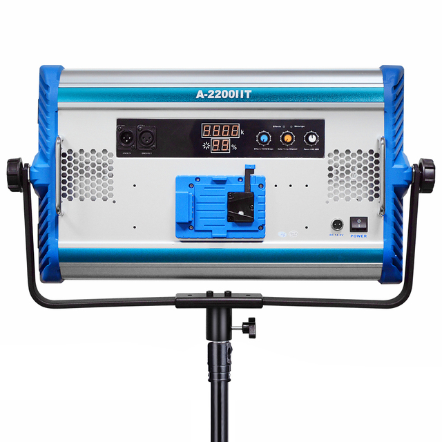 100W 10000lux Led Video Light Bi Color With 10 Effects Media Light Adjustable Video Continuous Light A-2200iit