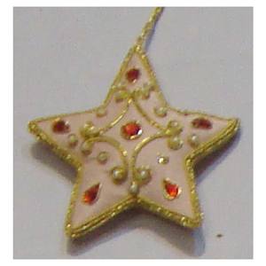 Indian Manufacture Christmas Hanging Ornament Beautiful Star Shape - Product Image 1