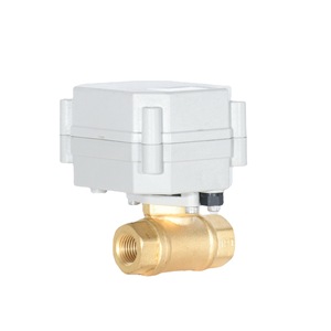 Válvula eléctrica en miniatura de latón de dos vías y 3 puntos de paso completo de 1/2 pulgada para agua del grifo, tipo interruptor de vapor de agua - Product Image 3