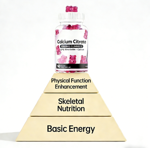 Gomitas de Citrato de Calcio, Suplemento para el Cuidado de la Salud, Apoyo para Huesos, Músculos e Inmunidad, Suplementos de Calcio Masticables de Alta Absorción para Mujeres - Product Image 6