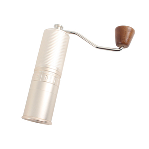 Moulin à café manuel ergonomique en acier inoxydable avec réglage externe de la grosseur, idéal pour l'espresso - Product Image 6