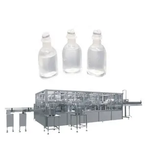 Linha de produção normal esperta de enchimento de garrafas PP da máquina de enchimento e selagem da solução IV de infusão/salina PP