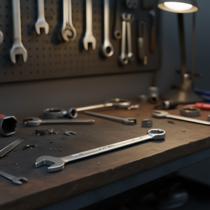 Llave Combinada Fasano de 17 mm, Herramienta Métrica para Reparación Automotriz - Product Image 3