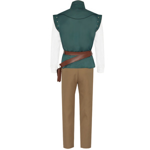 Costume da <span class=keywords><strong>principessa</strong></span> delle fiabe con capelli lunghi e costume da principe per Halloween - Product Image 3