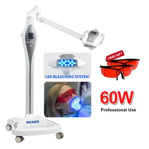 Portable Salon Clinic Dental White Led Whiten Tooth Light Lamp Laser 80 Watt 40w 60w Teeth Whitening Machine For Professional Us