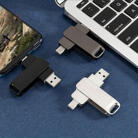 Nueva Unidad Flash USB OTG para Teléfono, USB Tipo-C, 1TB 2TB 4TB 8TB 16TB, Pendrive Metálico, Garantía de 3 Años