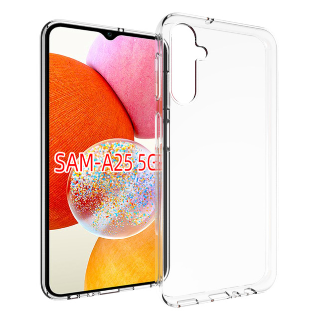 Ultra Thin Soft TPU Transparent Mobile Phone Case For Samsung Galaxy A25 5G phone case