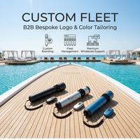 Propulseur sous-marin pour scooter aquatique, moteur de propulsion pour planche de paddle SUP, booster de sport aquatique à propulsion par jet, avec laisse