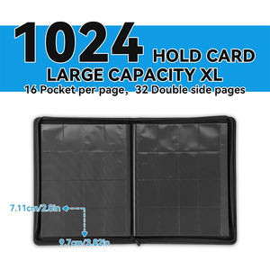 Classeur à cartes à grande capacité (16 pochettes, 1024 cartes) – Le choix idéal pour les collectionneurs de cartes à fort volume – Meilleures ventes - Product Image 3