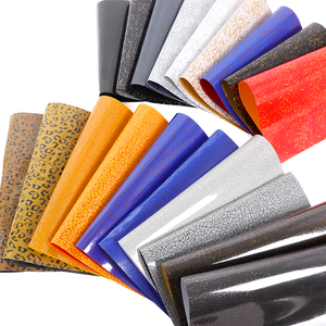 <span class=keywords><strong>Vinyle</strong></span> thermocollant YS Flock 3D effet craquelé avec texture circulaire dégradée, plaque épaisse HTV Flocking pour vêtements - Product Image 3