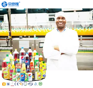 Automatic production line of soft drinks Food Soft Energy Drinks Fruit Juice Carbonated Beverage Filling Machines Manufacturers