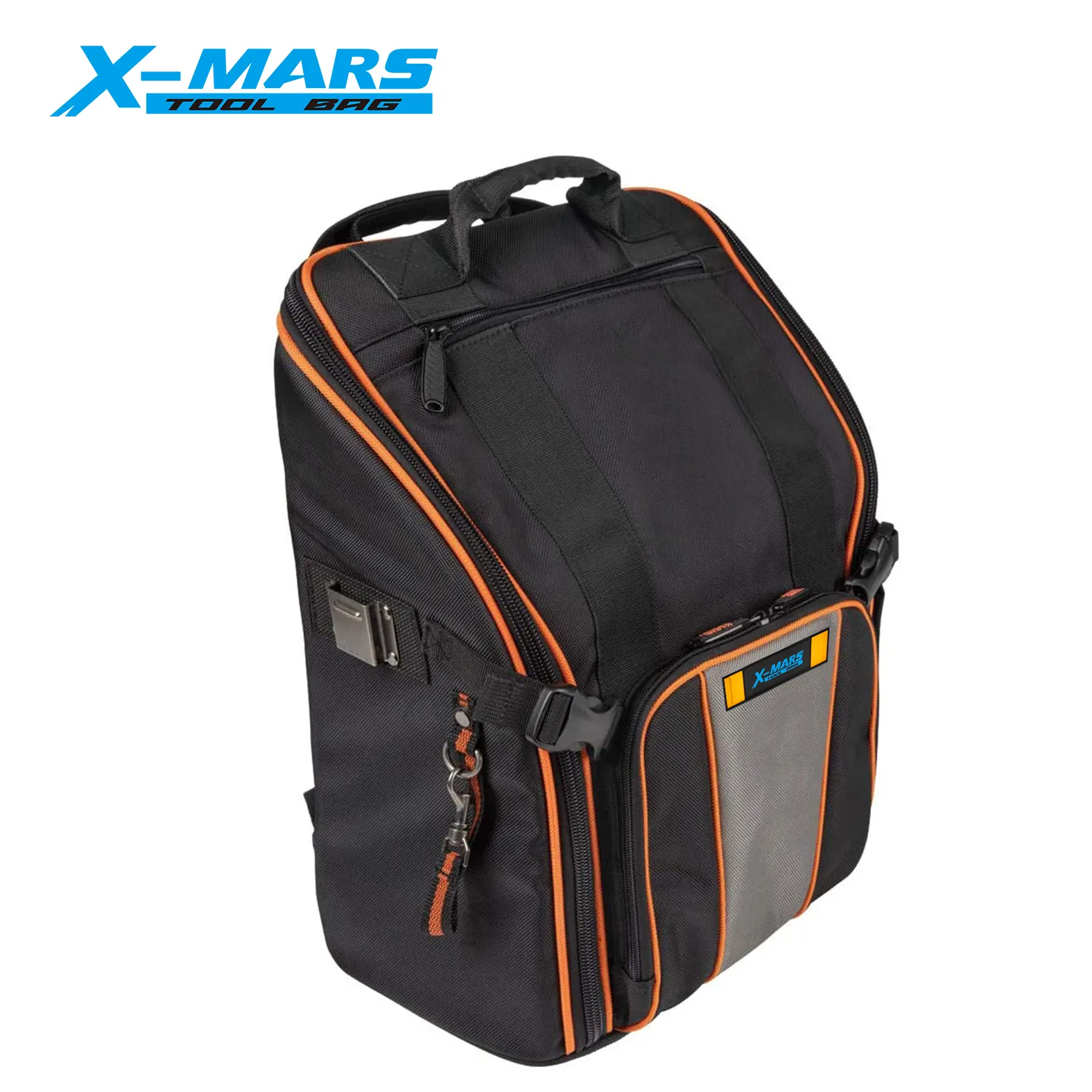 X-mars 17-inch Amazon Hot Sale Polyester Backpack Electrical Klein Tool Bags Oxford Storage Laptop Tool Bag For Man