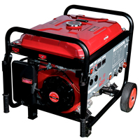 Générateur de soudage à l'arc portable 7500 kW 50 Hz, 7,5 kVA 7,5 kW, 20~300 A réglable, alimenté par moteur à essence