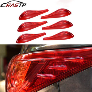 Película protectora de plástico roja para alerón antiarañazos de coche, para luz trasera, 60mm x 15mm - Product Image 5