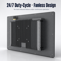 Ordinateur industriel tout-en-un avec écran tactile capacitif de 18,5 pouces, PC Windows pour borne de vente en libre-service