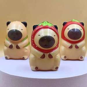 Nouveau Jouet Anti-Stress Capybara Mignon en PU à Rebond Lent, Jouet Squishy à Presser, Cadeau pour Enfants, Soulagement du Stress - Product Image 6