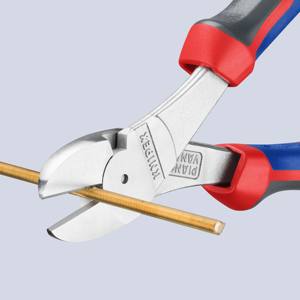 KNIPEX 74 05 180 Cortador diagonal de alta resistencia con mangos cómodos cromados de 180 mm - Product Image 3