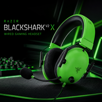 Casque de jeu filaire Razer BlackShark V2 X, son surround 7.1, haut-parleurs de 50 mm, réduction de bruit, faible latence, contrôle par application, micro pour esports