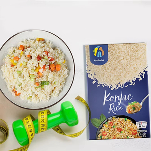 Organic Dried Konjac Rice High Fiber <strong>Low</strong> Carb Sugar Free Gluten Free 0 Fat <strong>Diabetic</strong> Friendly Weight Control 68 KCAL 80g Instant - Product Image 1