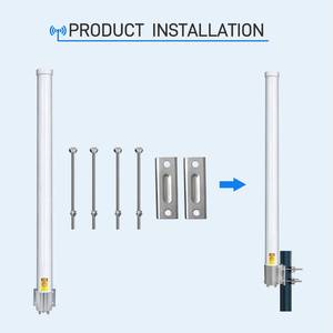 Antena Wifi para Exteriores de 2.4G 5.8G 15dbi, Largo Alcance de 50km, Antena de Comunicación de Alto Rendimiento 17103B, Antena 5G 4G - Product Image 5