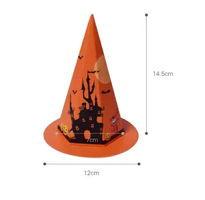 Cajas de papel del Día de los Santos para dulces, caja de regalo con sombrero divertido bonito para cumpleaños, fiesta, favores, cajas de decoración, Feliz Halloween