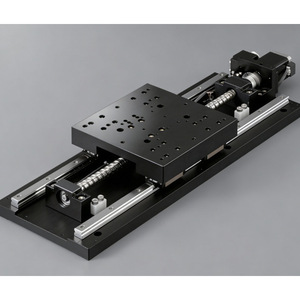 โต๊ะเลื่อนแกน X อัตโนมัติ Suruga Seiki Kxs18500 C10 J ความแม่นยำระดับ N วัสดุอะลูมิเนียม ระบบยึดแบบร่องวี - Product Image 3
