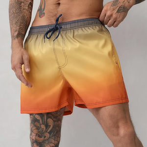 Custom Logo High Quality Surf Trunks Mens Beach Pants <b>Swim</b> <b>Shorts</b> 4 Way <b>Stretch</b> Boardshorts With Pockets - Product Image 2