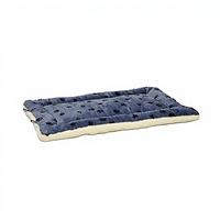 Coussin pour animaux de compagnie en fausse fourrure, tapis imprimé pour chien, coussin doux, tapis de couchage rectangulaire pour chats et petits animaux d'intérieur