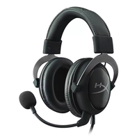 Hiper X Cloud II Headset Gaming, bantalan telinga kabel, busa memori Surround Sound 7.1 asli