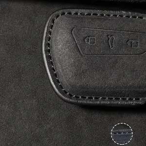 Étui pour clé de voiture en cuir pour Volkswagen VW Golf 8 MK8 ID.3 ID.4 pour Skoda Octavia A8 Seat <span class=keywords><strong>Cupra</strong></span> Formentor Leon MK4 <span class=keywords><strong>Tarraco</strong></span> 2020 <span class=keywords><strong>2021</strong></span> - Product Image 5